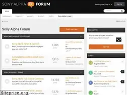 Sites similar to sonyalphaforum.com