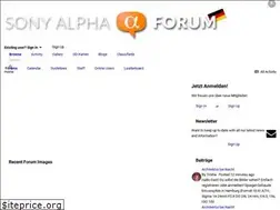 Sites similar to sonyalphaforum.de
