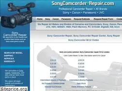 Sites similar to sonycamcorder-repair.com