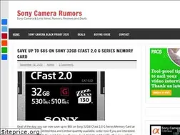 Sites similar to sonycamerarumors.net