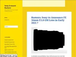 Sites similar to sonyerumors.com