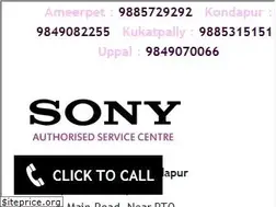 Sites similar to sonyservicecentreinhyderabad.com
