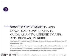 Sites similar to sonytvapps.com