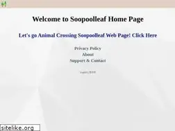 Sites similar to soopoolleaf.com