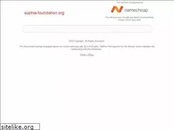 Sites similar to sophia-foundation.org