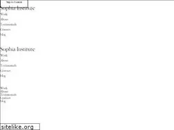Sites similar to sophia.institute