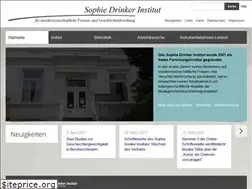 Sites similar to sophie-drinker-institut.de