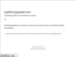 Sites similar to sophie.typepad.com