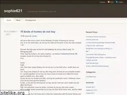 Sites similar to sophie621.wordpress.com