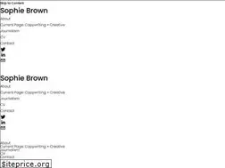 Sites similar to sophiebrown.co