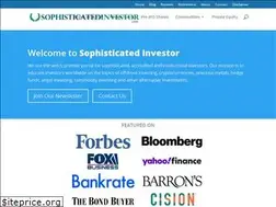 Sites similar to sophisticatedinvestor.com