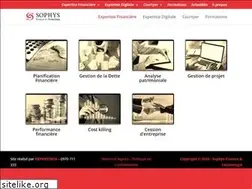 Sites similar to sophys.fr