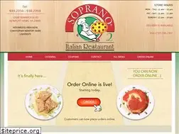 Sites similar to sopranoitalianrestaurant.com