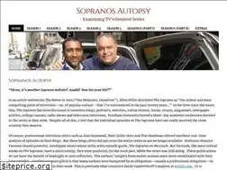 Sites similar to sopranosautopsy.com
