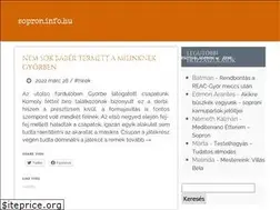 Sites similar to sopron.info.hu