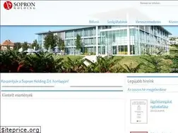 Sites similar to sopronholding.hu