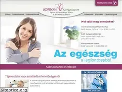 Sites similar to sopronigyogykozpont.hu