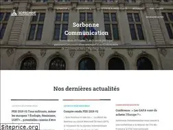 Sites similar to sorbonnecommunication.fr