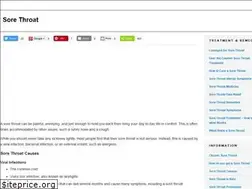 Sites similar to sorethroat.com