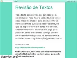 Sites similar to sorevisaodetexto.blogspot.com