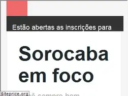 Sites similar to sorocabaemfoco.com