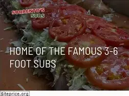 Sites similar to sorrentossubs.com