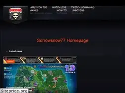 Sites similar to sorrowsnow77.com