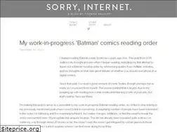 Sites similar to sorryinter.net