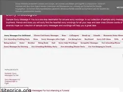 Sites similar to sorrymessages4you.blogspot.com