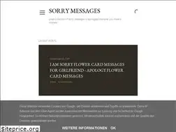 Sites similar to sorrymsg.blogspot.com
