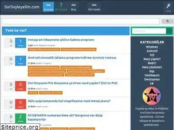 Sites similar to sorsoyleyelim.com