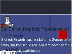 Sites similar to sorumatik.co