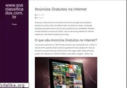 Sites similar to sosclassificados.com.br