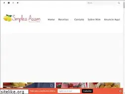 Sites similar to sosimplesassim.blogspot.com
