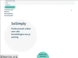 Sites similar to sosimply.be