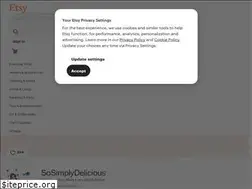 Sites similar to sosimplydelicious.etsy.com