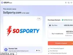 Sites similar to sosporty.com