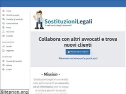 Sites similar to sostituzionilegali.it