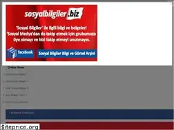 Sites similar to sosyalbilgiler.biz
