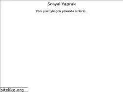 Sites similar to sosyalyaprak.com