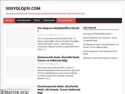 Sites similar to sosyolojisi.com