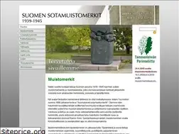 Sites similar to sotamuistomerkit.fi