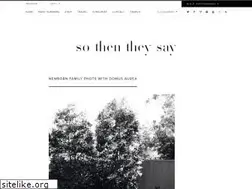 Sites similar to sothentheysay.com