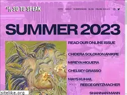 Sites similar to sotospeakjournal.org