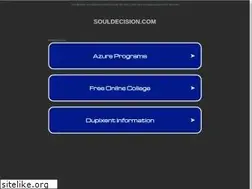Sites similar to souldecision.com