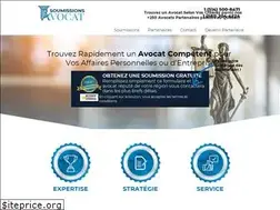 Sites similar to soumissionsavocat.ca