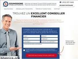 Sites similar to soumissionsconseillerfinancier.ca