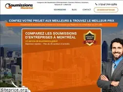 Sites similar to soumissionsmontreal.ca