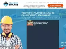 Sites similar to soumissionspavage.com