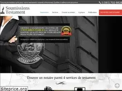 Sites similar to soumissionstestament.ca